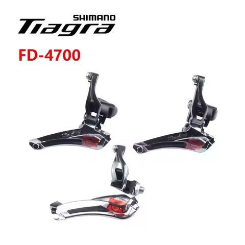 SHIMANO TIAGRA FD-4700 Front Derailleur Braze On / Clamp 31.8mm / Clamp 34.9mm 2x10s For Road Bike O