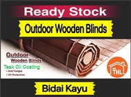 Outdoor Wooden Blinds # Bidai Kayu