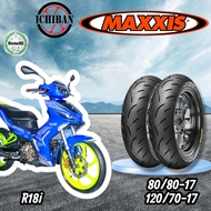 Tayar Maxxis Beneli R18i Standard Size Tayar 80/80-17 & 120/70-17 Diamond & Victra S98