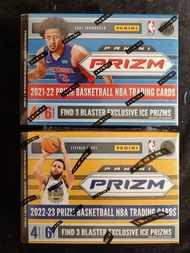 2021 2022 Panini Prizm Basketball 6-Pack Blaster Box and 2022 2023 Panini Prizm Basketball 6-Pack Ho