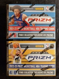 2021 2022 Panini Prizm Basketball 6-Pack Blaster Box and 2022 2023 Panini Prizm Basketball 6-Pack Ho