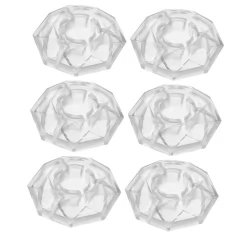 6Pcs Diamond Guitar Pedal Buttons Caps Footswitch Topper Plastic Pedal Knobs Guitar Effect Footswitc