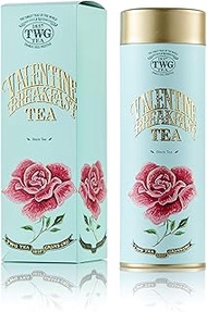 TWG Tea Valentine Breakfast Tea, Loose Leaf Black Tea In Haute Couture Gift Tea Tin, 100G