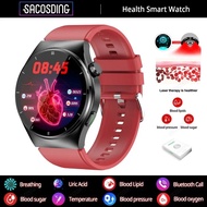 Laser Therapy Watch Health Uric Acid Blood Glucose Smart Watch Bluetooth Call Blood Lipid Blood Pressure Smartwatch For Huawei