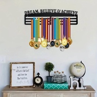 HELLOYOUNG Wall Mounted Medal Display Shelf for Trophy Award Organization Storage Decor
