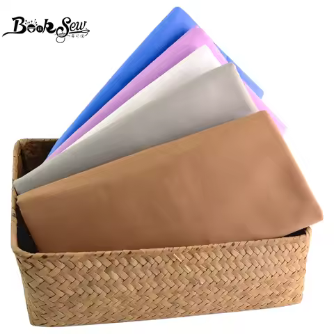 Booksew 100% Cotton Twill Fabric Meters Dark Brown Cloth Telas DIY Quilts Baby Bedsheet Sewing Ankar