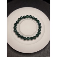 Blue Water Myanmar Jadeite Stone Bracelet 4A 7.5mm C1728