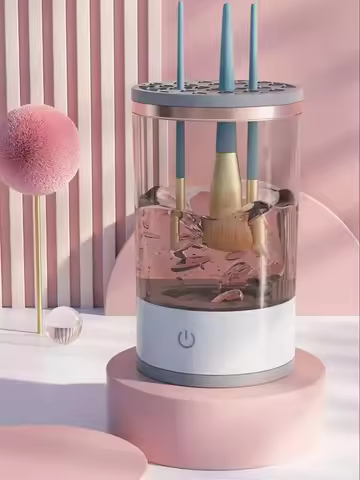 Makeup brush cleaner Electric washing and drying washing machine automatic powder puff cleaning tool