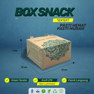 Snack Box 12x12 Material 275 Gsm Box 12x12 (B43K19-12X12x7 Cm)