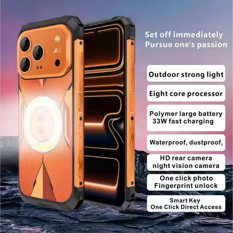 6.79 Inch IPS Punch-hole Screen Phone, 6GB+128GB, Android 14, IP68 Waterproof, 7600mAh 33W Fast Char