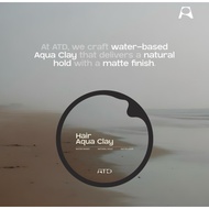 【MALAYSIA READY STOCK】 ATD AQUA Hair Clay Matte Styling High Strong Hold Low Shine 100ML 专业造型发泥