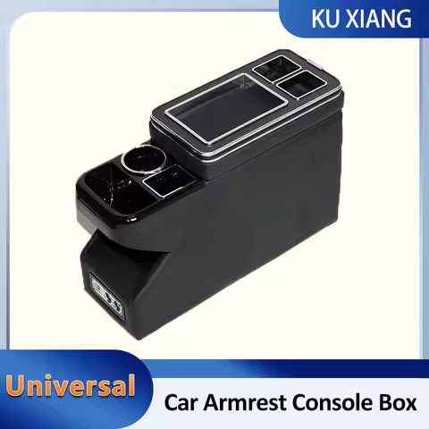 Universal Console Box for W447 Hiace 300 Toyota Armrest Car 18cm Cup Holder Storage Box
