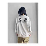 Oakley Iconic Logo Lettering Sweatshirt Unisex Minimalist Streetwear Essential 1125