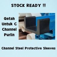 Channel Steel Protective Covers / Strut Channel End Cap / Getah Untuk C Channel Purlin