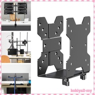 [KokiyaebMY] Mini PC Stand Under Desk Computer Mount Easy to Install 11lbs/5kg Weight