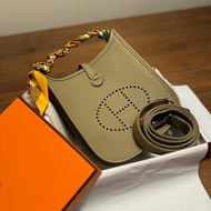 Hermes Mini Evelyne ( Beige Marfa 8Q )