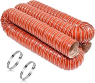 1.5in Automotive Air Duct Hose, Length 4 Meter-13.3 Feet, 1.5" Silicone Flexible Brake Cooling, Air 