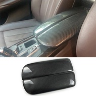 For BMW X5 X6 F15 F16 14-18 Carbon Fiber Armrest Box Console Box Trim Cover
