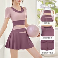 Youyou Tennis Skirt Women Sports Shorts Badminton Skirt Running Fitness Tennis Uniform Suit Skirt