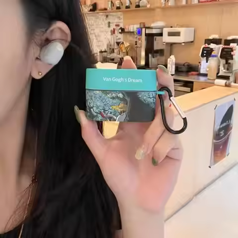 Case For SONY WF-1000XM6/5 Painting Starry Water Sticker for Galaxy Buds 4/4pro/3pro Protective for 