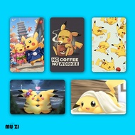 Pokemon Pikachu TnG Card STICKER NFC STICKER Waterproof Thick Hard Material Pikachu Touch n Go Card STICKER 皮卡丘TnG贴纸