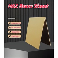 H62 brass plate thickness 0.3-5mm brass foil block material yellow pure copper skin