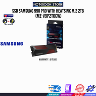 [ผ่อน 0% 10 ด.]SSD SAMSUNG 990 PRO WITH HEATSINK M.2 2TB (MZ-V9P2T0CW)/5 Years