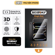 Kính Cường Lực iPad BEISOKY Có Khung Dán Tự Động Dành Cho Gen 4/5/7/8/9/10/AIR4/AIR5/PRO - ORIO