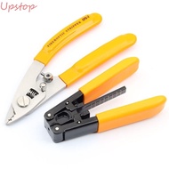 UPSTOP Cable Pliers, Stainless Steel Orange Wire Stripper Set, Universal Crimping Tool Cable