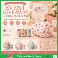 Foldable Shopping Bag Reusable Grocery  Recycle Bag / Door Gift /Event Giveaway Grocery Bag