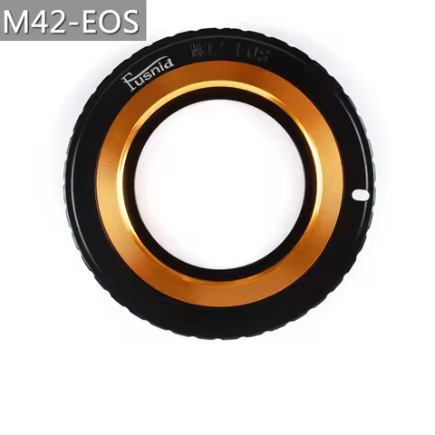 Metal for M42-EOS Lens Adapter Ring for M42 Lens to Canon EOS EF 5DIII 5DII 5D 6D 7D 60D Adjustable 