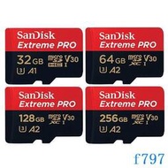 SanDisk 256G 128G 64G 32G Extreme Pro micro SD 200MBs A2 記憶卡