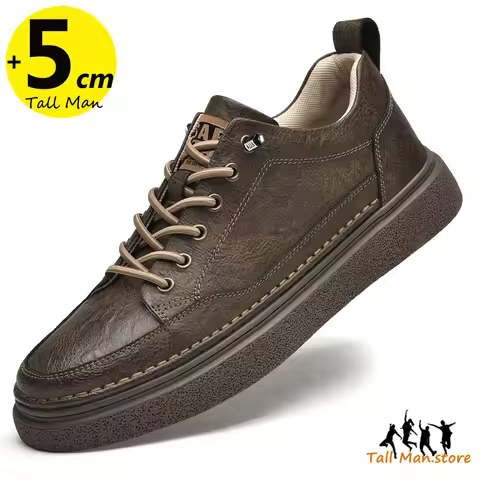 Man Lift Chunky Sneakers Elevator Shoes Men Tall Height Increase Insole 5cm Plus Size 37-44