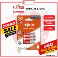 🔥CLEARANCE🔥 Fujitsu Alkaline Battery Universal Power AAA (6 Cells) - LR03(6B)FU-A/W-F1