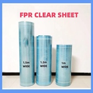 1mm Tebal Flat Transparent Roof/Polycarbonate Awning Sheet/Anti UVTransparent Roofing/Atap Awning Lu