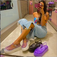 New Melissa Ladies Thick-Soled Sandals High Heels