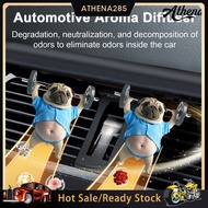 Athena✪Car Air Vent Clip Weightlifting Dog Air Freshener Car Outlet Vent Perfume Clips Acrylic Car I