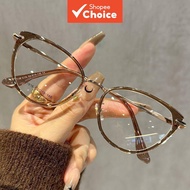 Women's Cat Eye Anti-Radiation Glasses, Unisex UV400 Computer Glasses, Non-Prescription Fashion Eyew