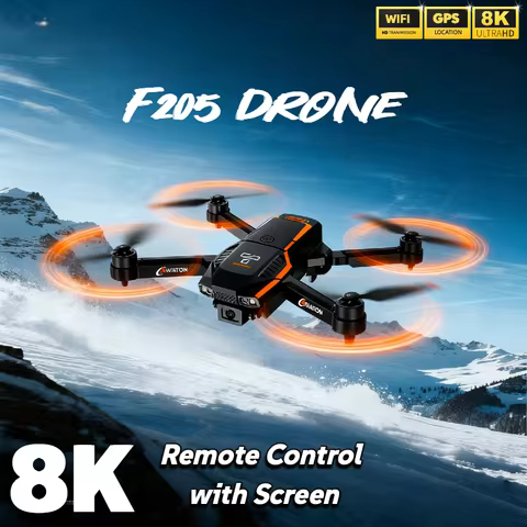 For Xiaomi Professional F205 Drone 8K with Dual Camera 5G WIFI Smart Obstacle Avoidance FPV Brushles