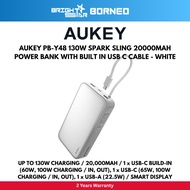 AUKEY PB-Y48 SPARK SLING PowerBank / 130W / 20,000MAH / SMART DIGITAL DISPLAY/ 2YR