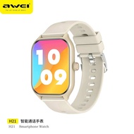 Awei H21 Smartwatch Original 2.01 inch Full Touch Screen 100+ Sports Watch with Wireless Charging