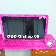 Led ribbon tv headband size 14-32 inch + remote cover + furing tablecloth size 50x150 3in1 package t