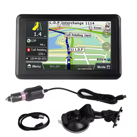 5 Inch Car Radio Touch Screen Universal Car GPS Navigation DDR256M 8G MP3 FM Europe Map Multimedia S