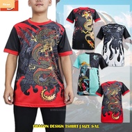 YR 龙年 BAJU NAGA DRAGON GRAPHIC JERSEY DESIGN TSHIRT TAHUN NAGA | Size S-XL