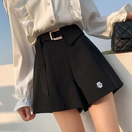 Women's Summer Golf Shorts High Quality High Waist A-line Skirt Wide Leg Pants Tennis Cheerleading Short Skirt