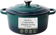 Larder & Vine Enameled Cast Iron Round Dutch Oven | 5.7 qt. (Bondi)