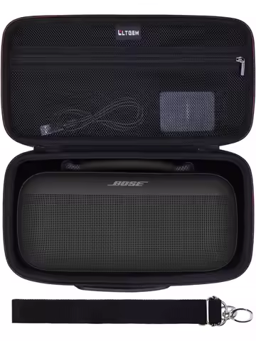 LTGEM Phone Case Compatible with Bose SoundLink Max Portable Bluetooth Speaker with Shoulder Strap, 