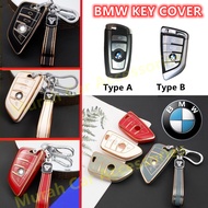 BMW Car Key Cover Chrome Reflection TPU X1 X3 X4 X5 X6 F30 F10 E90 E60