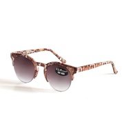 AJ Morgan Mr.Cleaver Sunglasses Snake Brown Lens Pattern