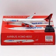 JC Wings 1400 Maleth Aero 空客A340-600 9H-PPE 合金 飛機模型
